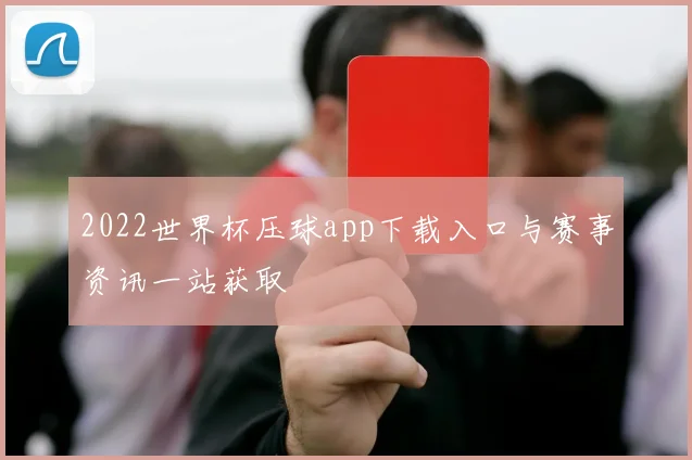 2022世界杯压球app下载入口与赛事资讯一站获取